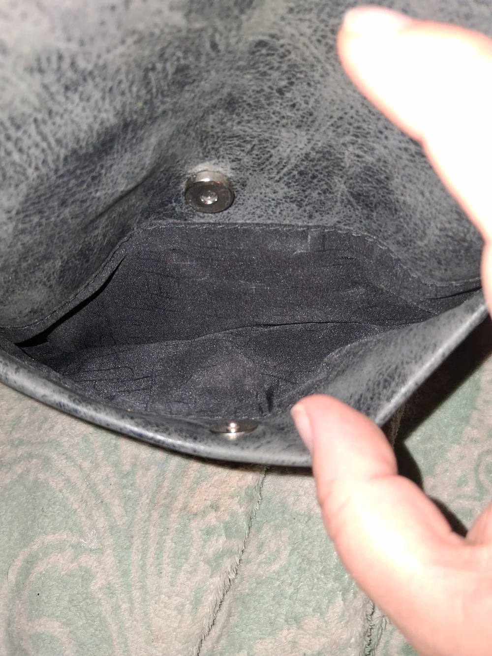 Rosetti Charcoal Faux Leather Backpack